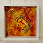 Burning Memory - Broken Bottle Art