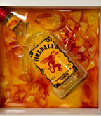 Burning Memory - Broken Bottle Art