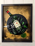 Emerald Impact - Broken Bottle Art