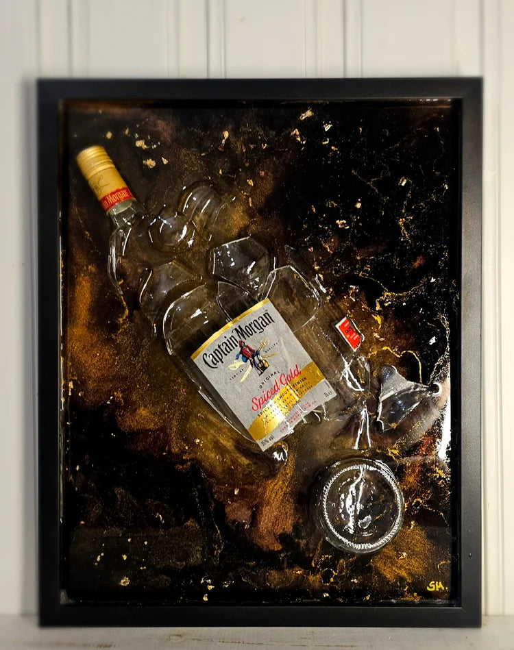 Broken Command - Broken Bottle Art