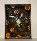 Italian Sunset - Broken Bottle Art