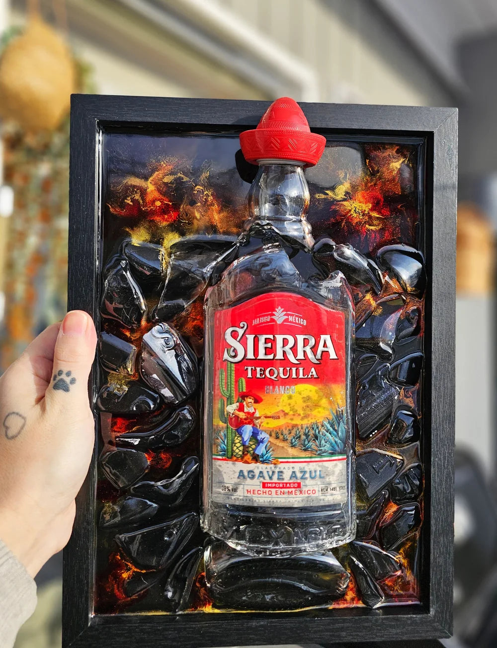 Desert Impact - Broken Bottle Art