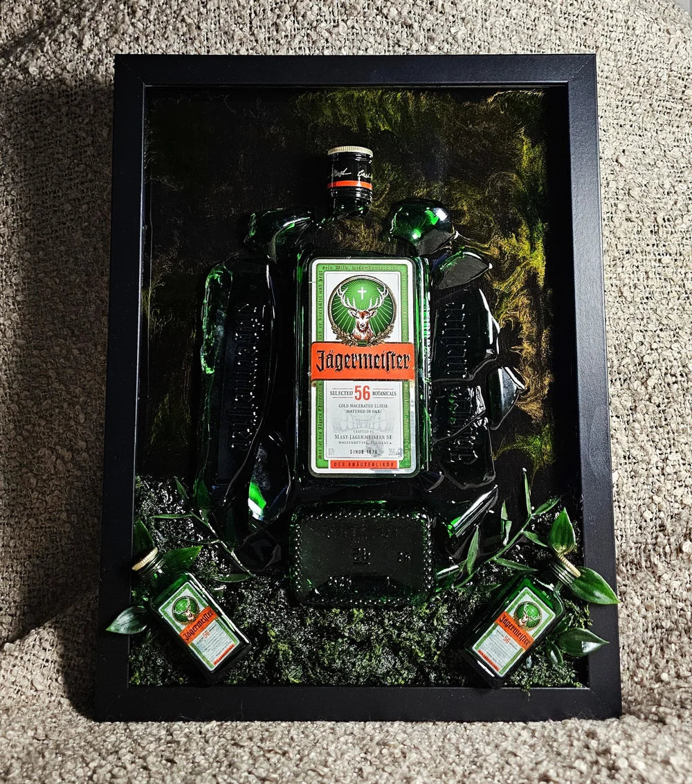 Forest Ritual - Broken Bottle Art