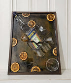 Italian Sunset - Broken Bottle Art