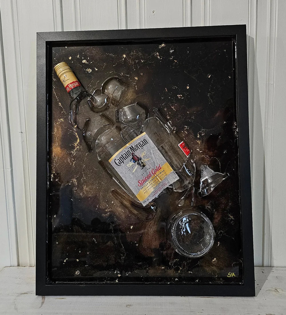 Broken Command - Broken Bottle Art