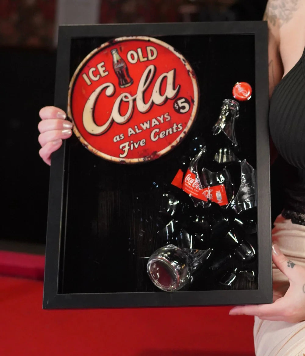 Classic Never Dies - Broken Bottle Art