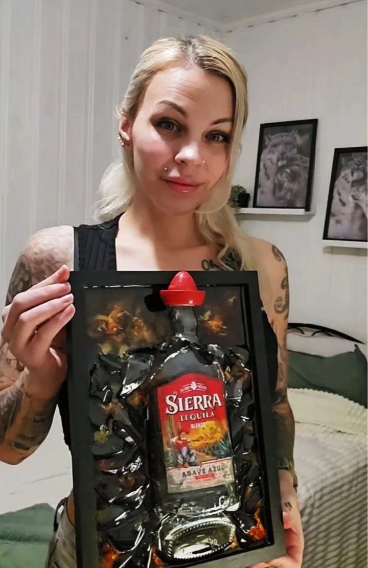 Desert Impact - Broken Bottle Art