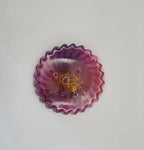 Rund smykke oppbevaring rosa /  lilla