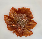Pyntefat løvblad orange