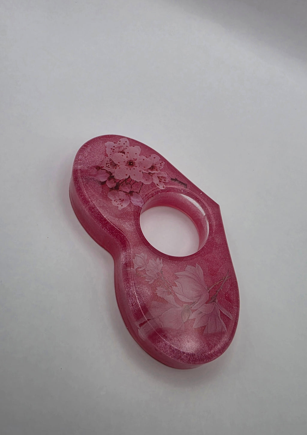 Bokholder hjerte rosa