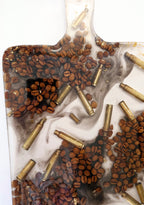 Dekorfat kaffe og hylser