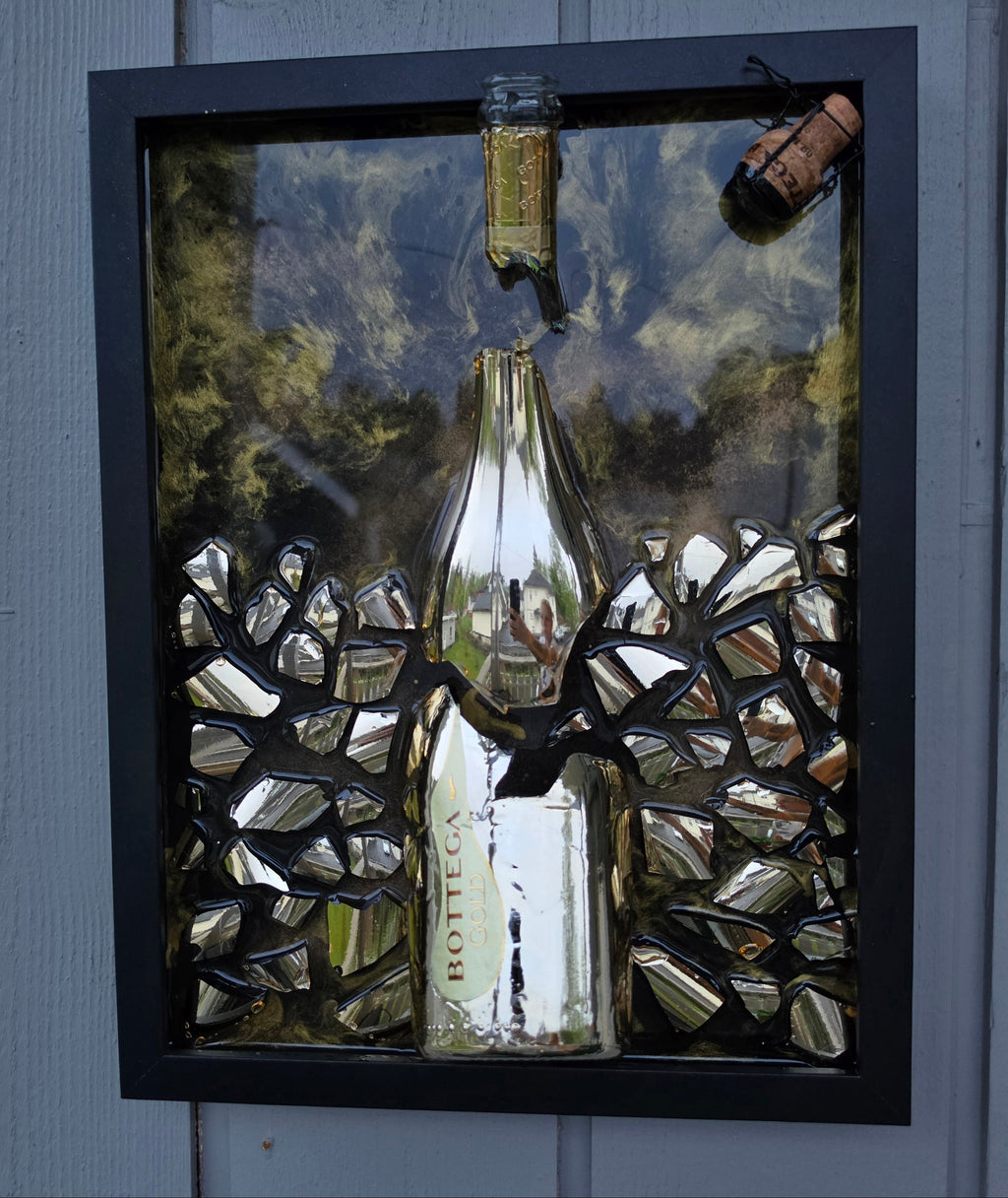 Bottega Gold - Broken Bottle Art