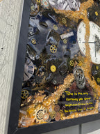 Time - Broken Bottle Art