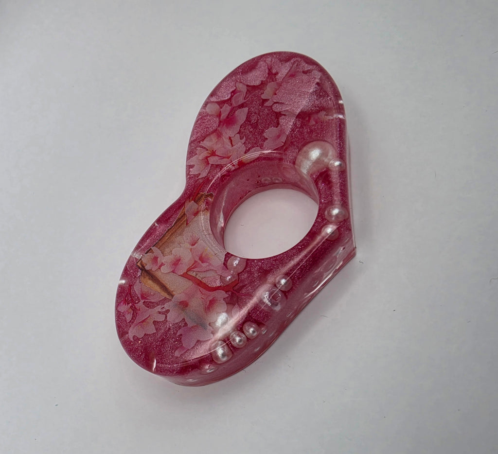 Bokholder hjerte rosa