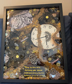 Time - Broken Bottle Art