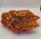 Pyntefat løvblad orange