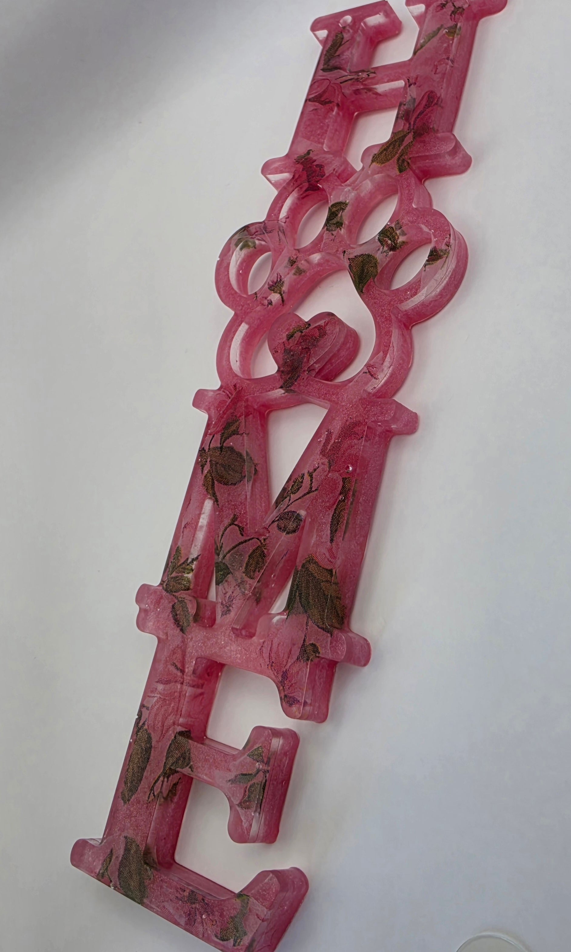 Home skilt rosa