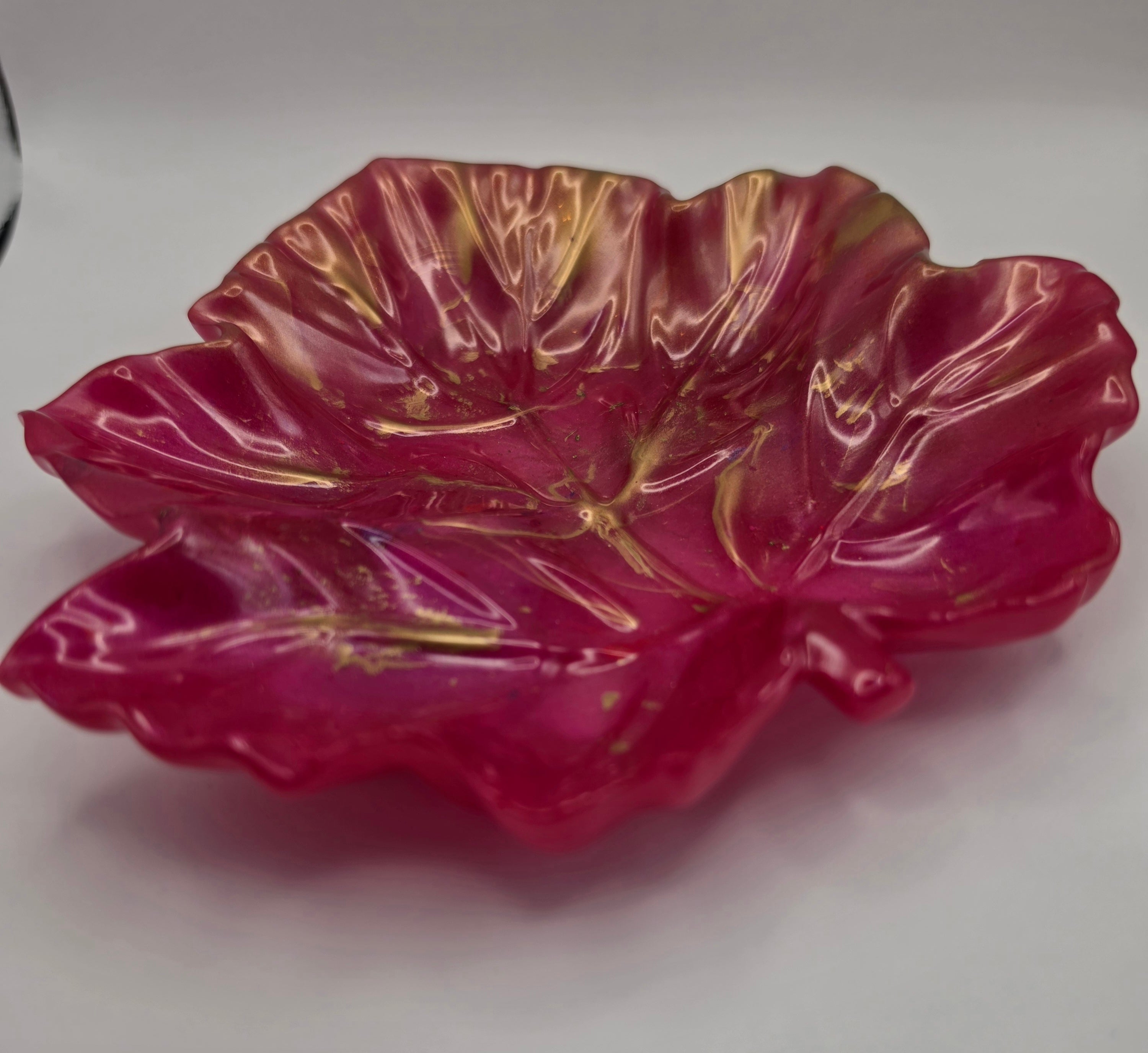 Pyntefat løvblad rosa