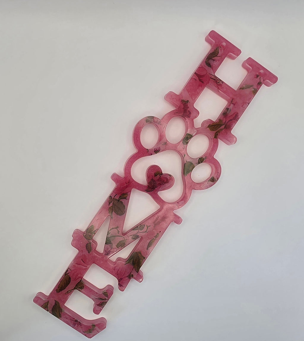Home skilt rosa