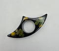 Bokholder sort med blomster