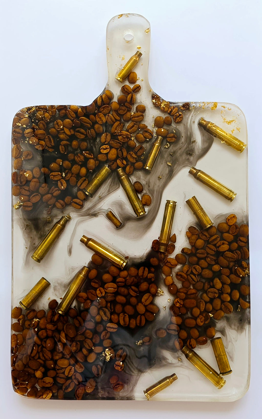 Dekorfat kaffe og hylser