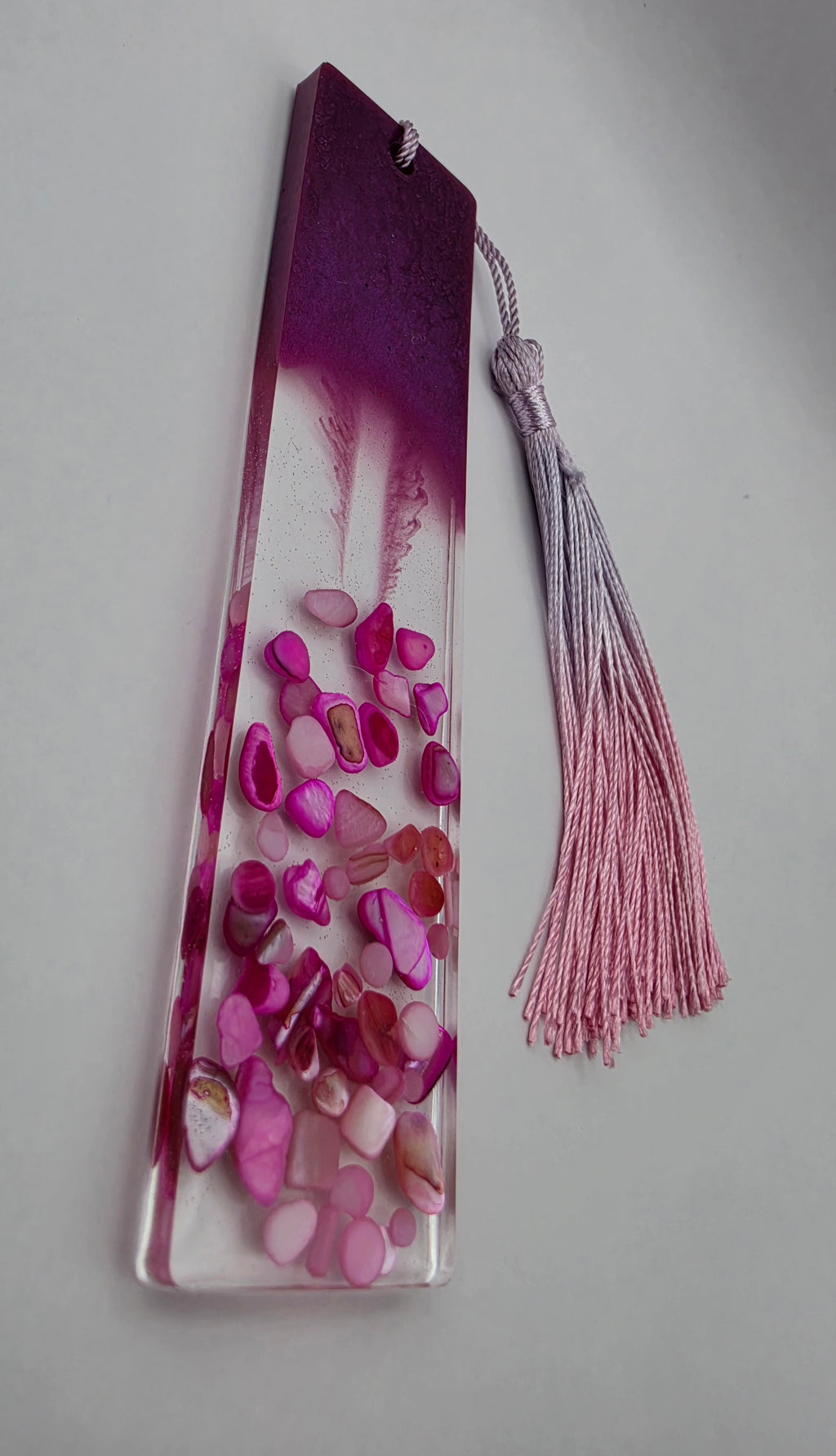 Bokmerke lilla & rosa