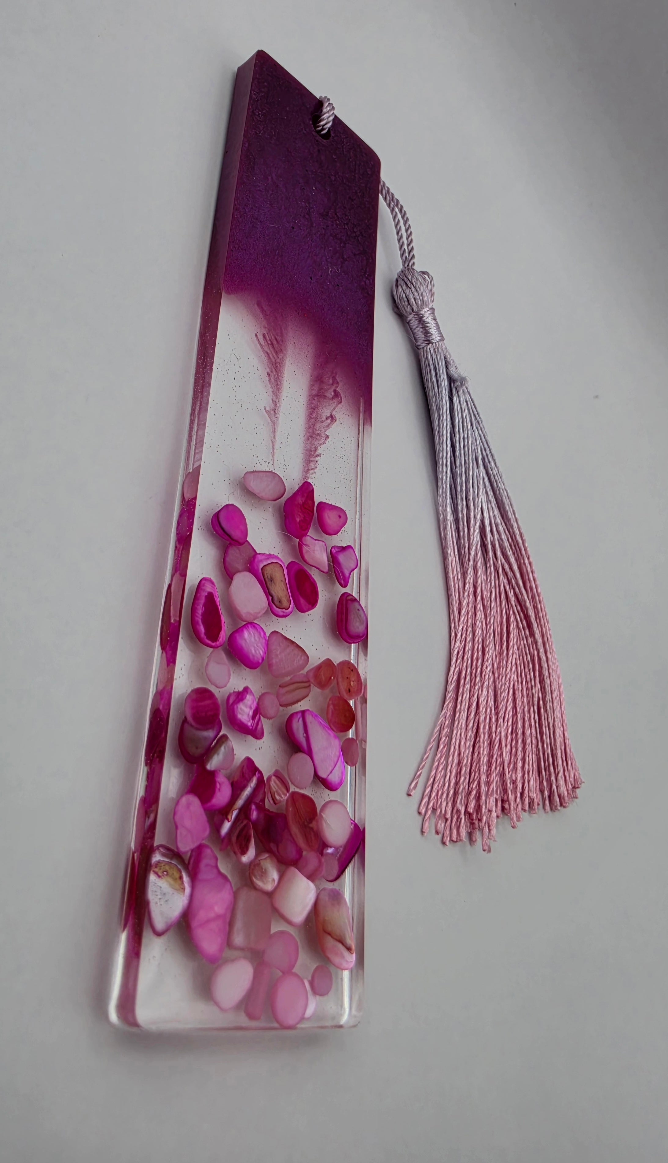 Bokmerke lilla & rosa