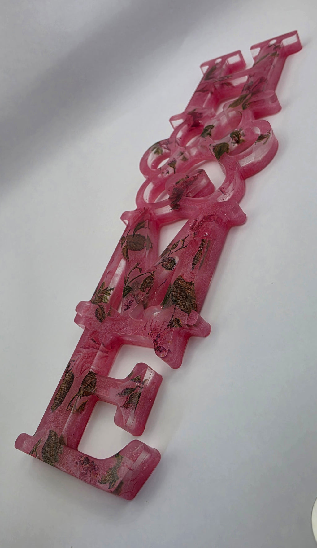 Home skilt rosa