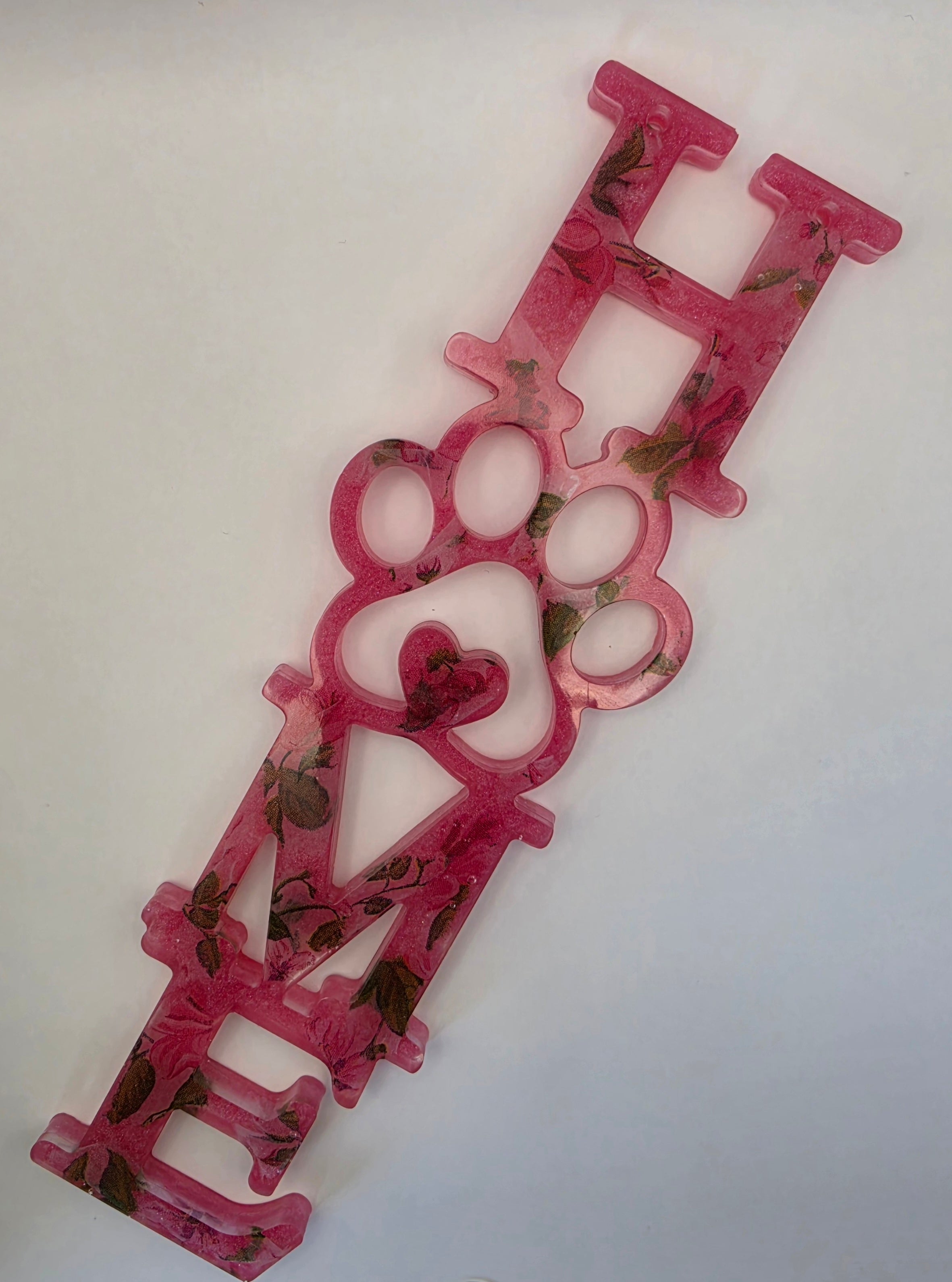 Home skilt rosa