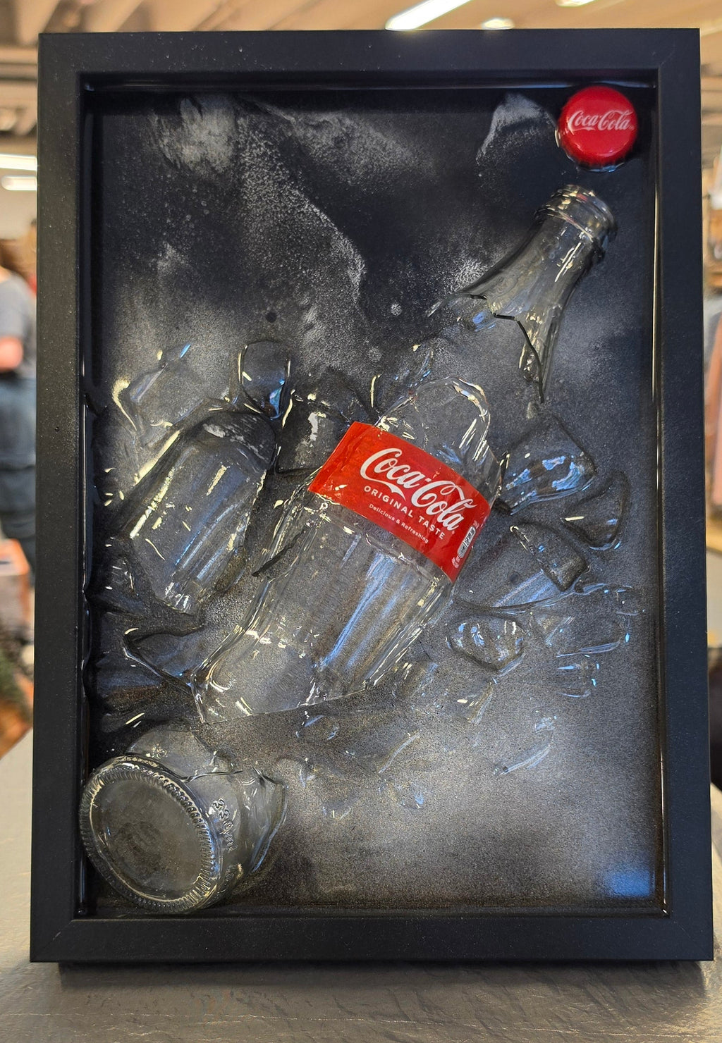 Coca cola - Broken Bottle Art