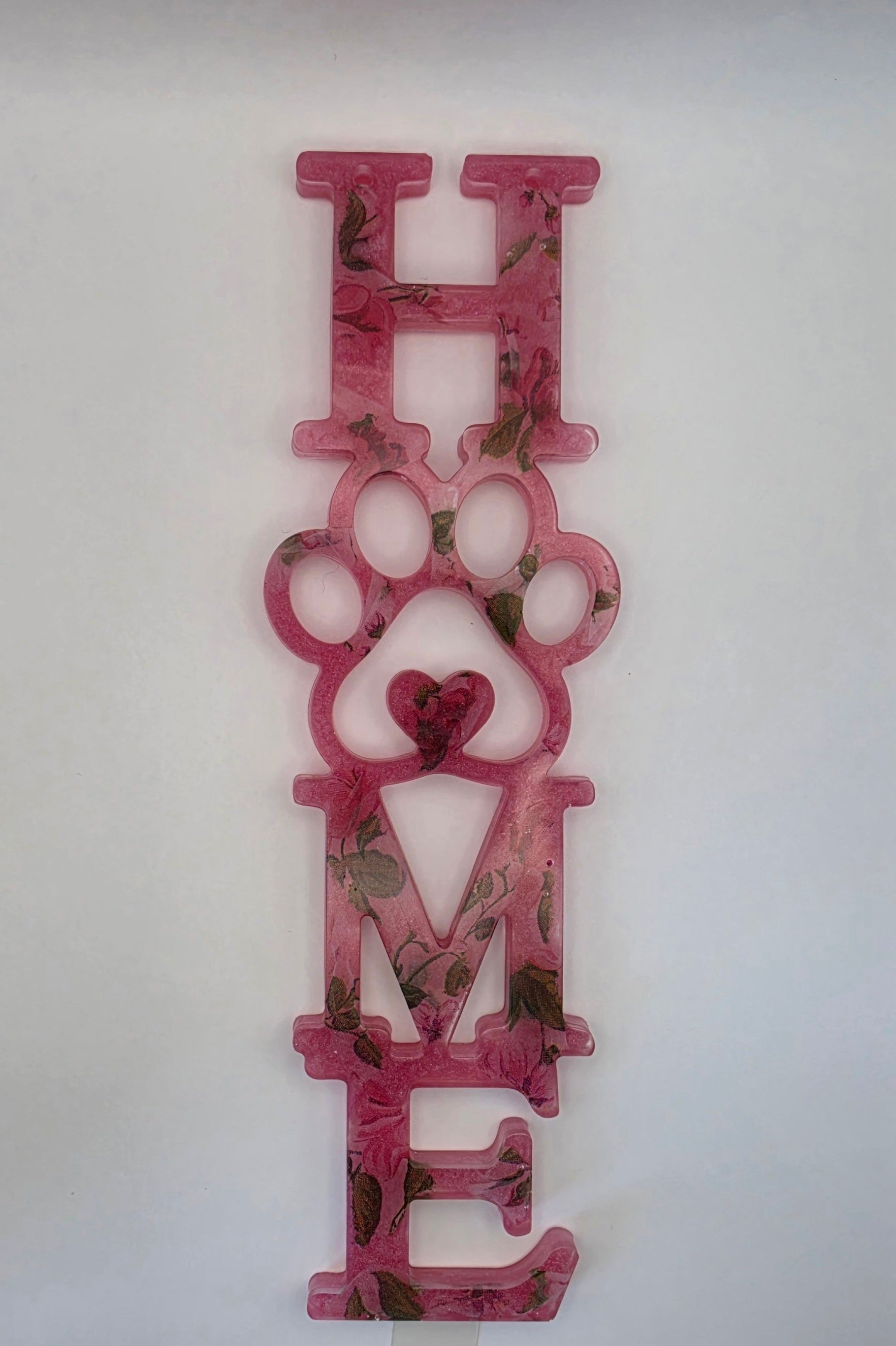 Home skilt rosa